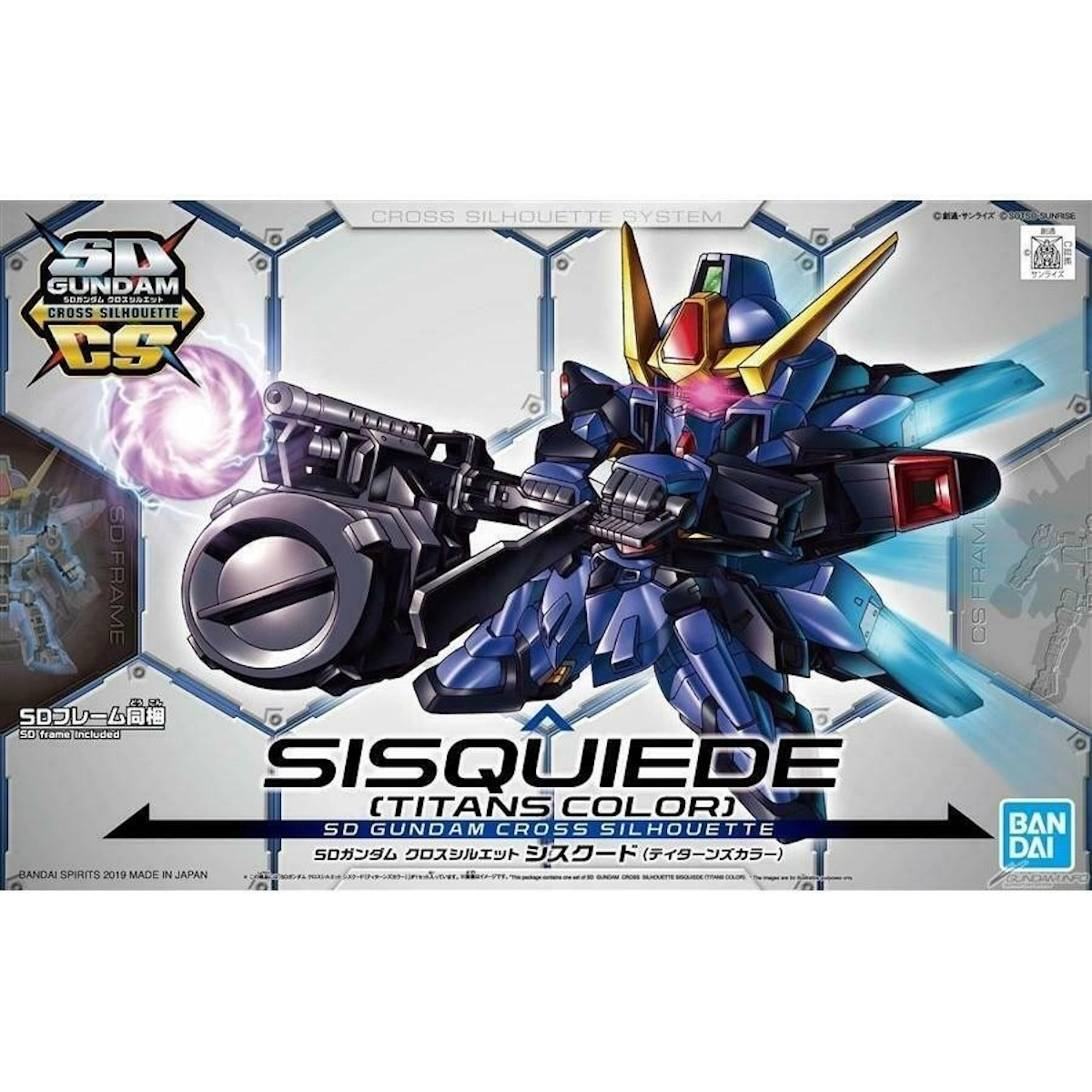Sd Gundam Cross Silhouette Sisquiede(Titans Colors